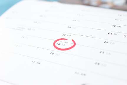 Choose a suitable time and date