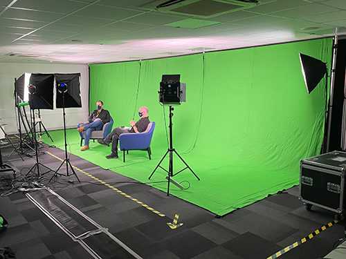 Virtual & Hybrid Events greenscreen